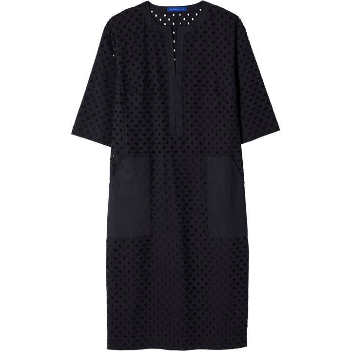 Pure Cotton Broderie Anglaise Shift Dress