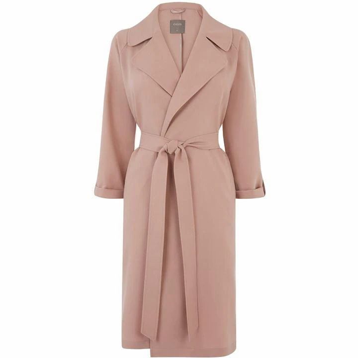 Oasis Duster Coat - Pale Pink