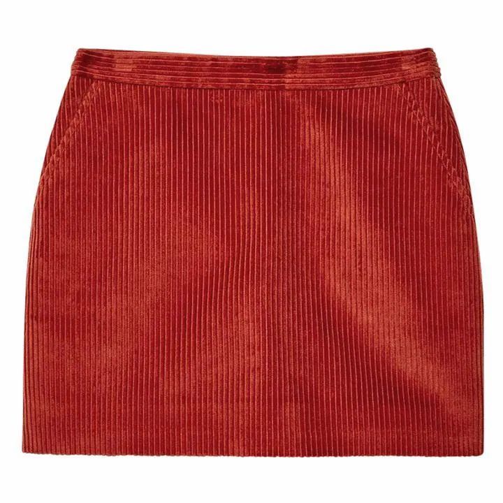 Jack Wills Mae A Line Corduroy Mini Skirt - Orange