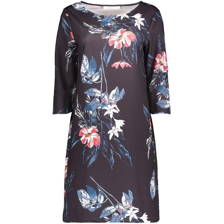Floral Print Jersey Dress