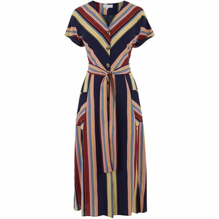 Georgia Stripe Midi Dress