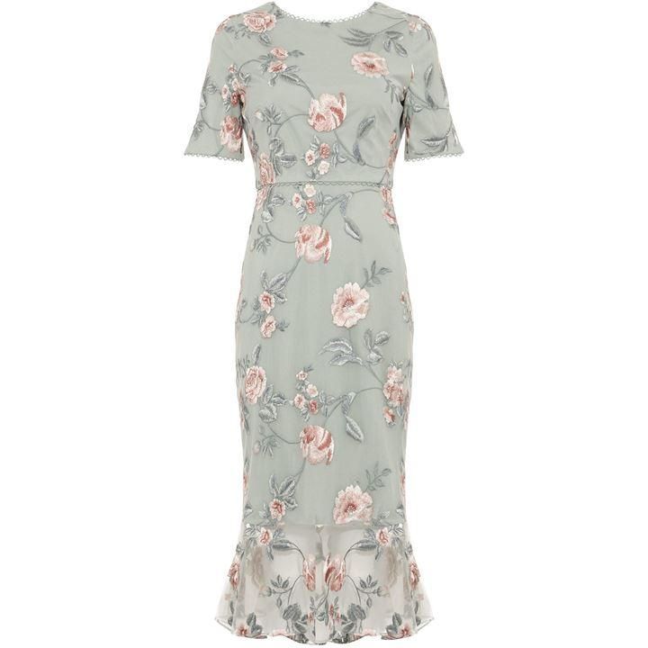 Alissa Floral Embroidered Dress