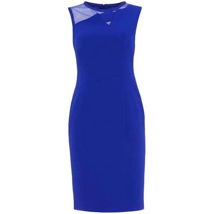 Damsel in a Dress Lowri Mesh Detail Dress - Royal Blue