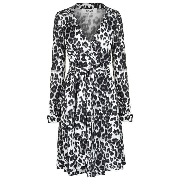 Diane Von Furstenberg Soledad Dress - Snow Cheetah
