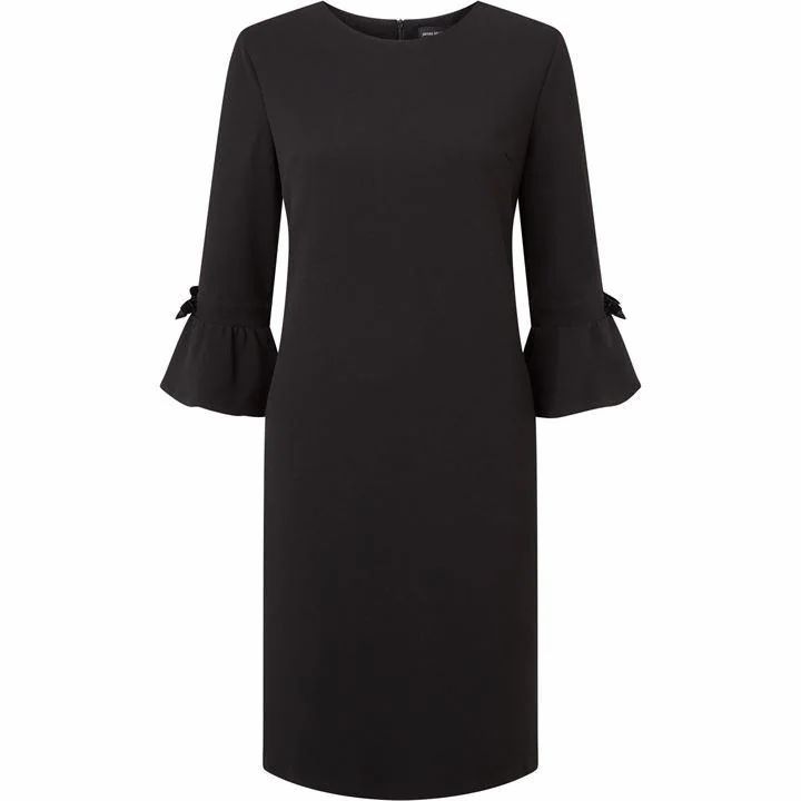 James Lakeland Ruched Sleeve Dress - Black