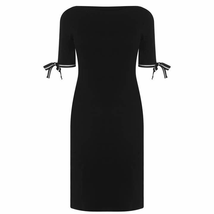 Lauren Ralph Lauren Occasion Brandeis Elbow Sleeve Dress - Black
