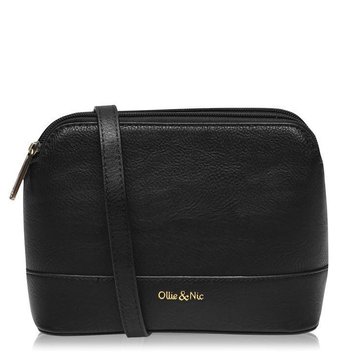 Ollie and Nic Zip Top Bag - BLACK001