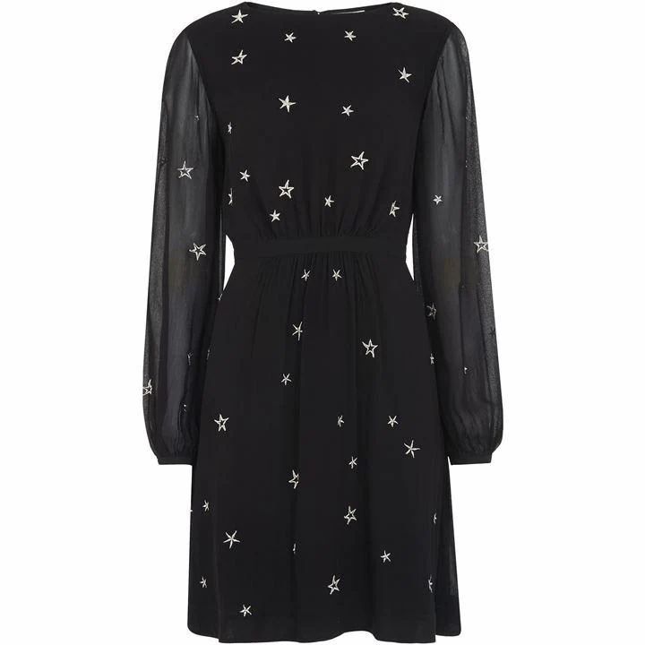 Aria Star Embroidered Dress