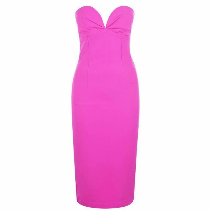 Bardot Cold Shoulder Dress - Pink
