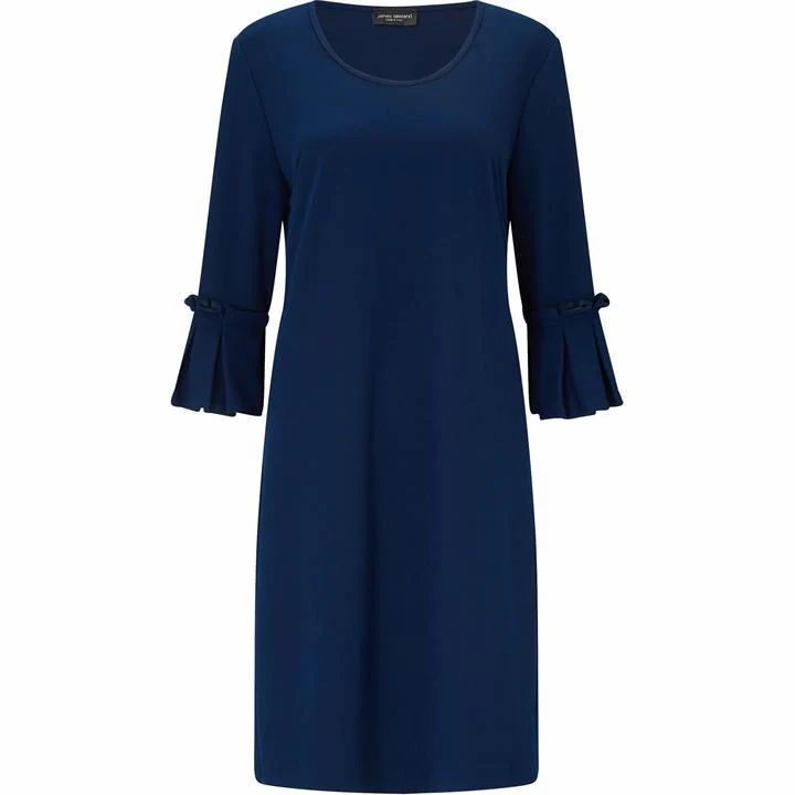 James Lakeland Pleated Cuff Dress - Blue