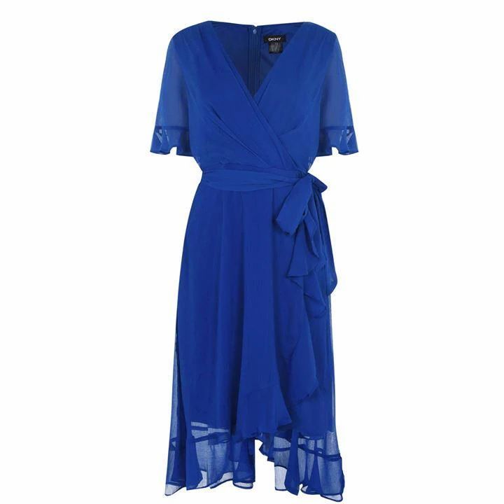 DKNY Wrap Dress - Blue