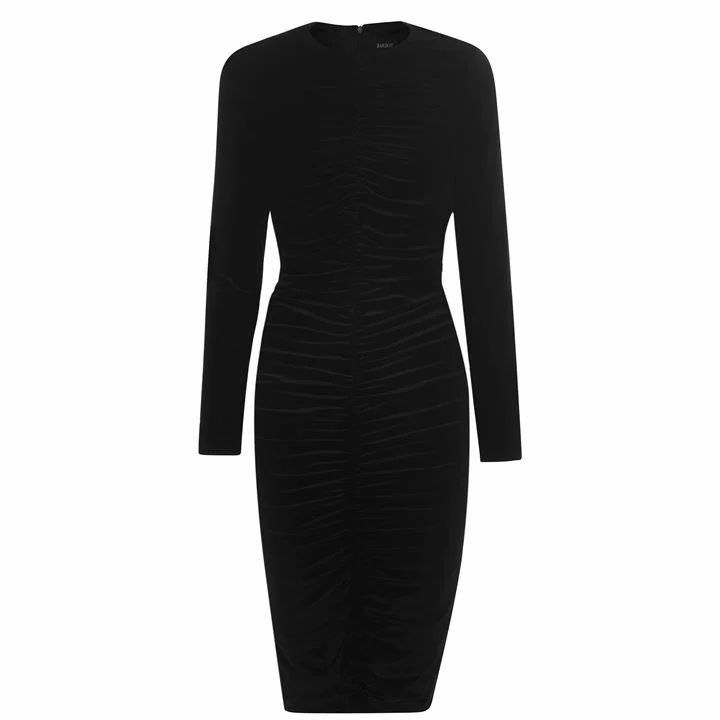 Bardot Midi Dress - Black