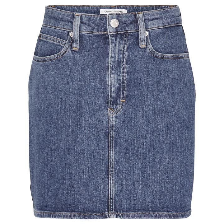 Calvin Klein Jeans High Rise Tape Skirt - Blue