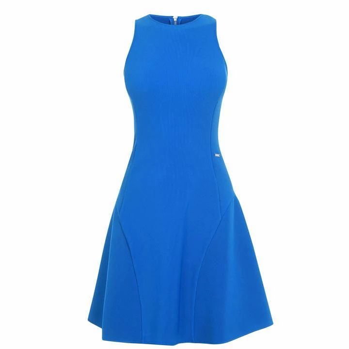 Armani Exchange Fit and Flare Dress - 1517 Saphire