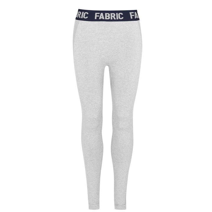 Fabric Core Seamless Panel Leggings - Grey