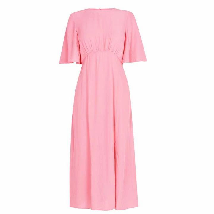 Warehouse Angel Sleeve Dress - Light Pink