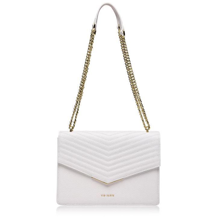 Ted Baker Beckeey Crossbody Quilted Bag - ivory