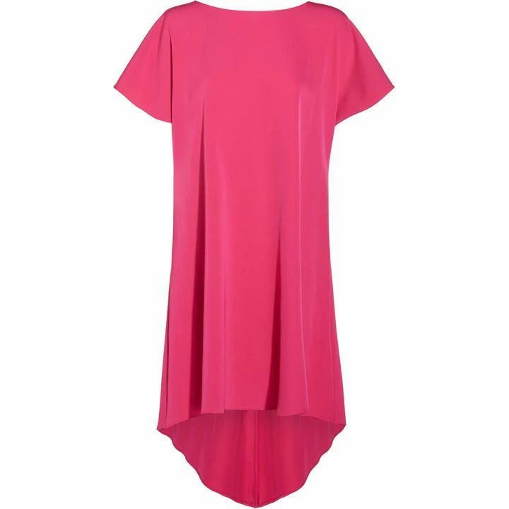Adrianna Papell High Low Shift Dress - Pink