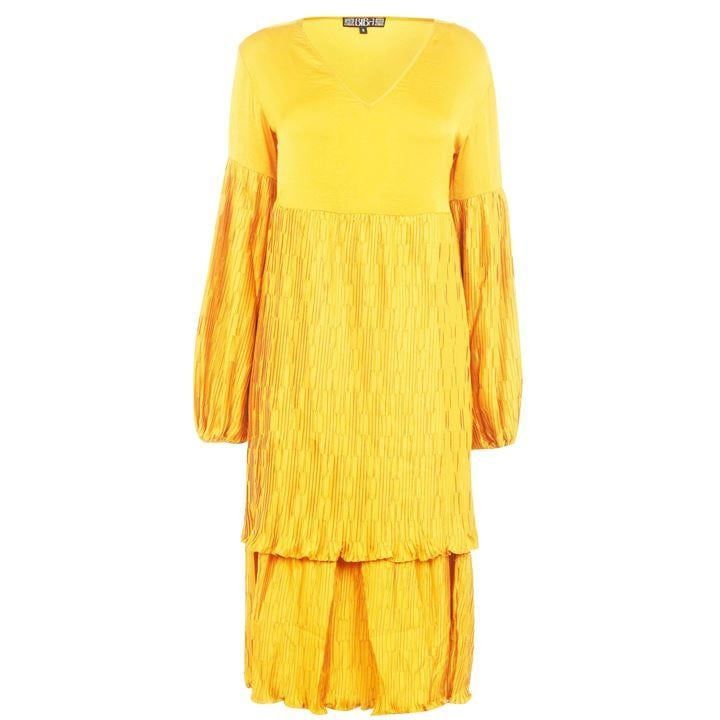 Biba Biba Balon Smock Dress - Yellow