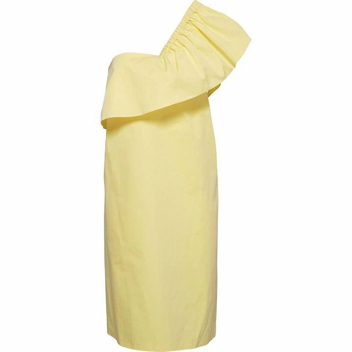 Tommy Hilfiger Milou One Shoulder Dress - Yellow