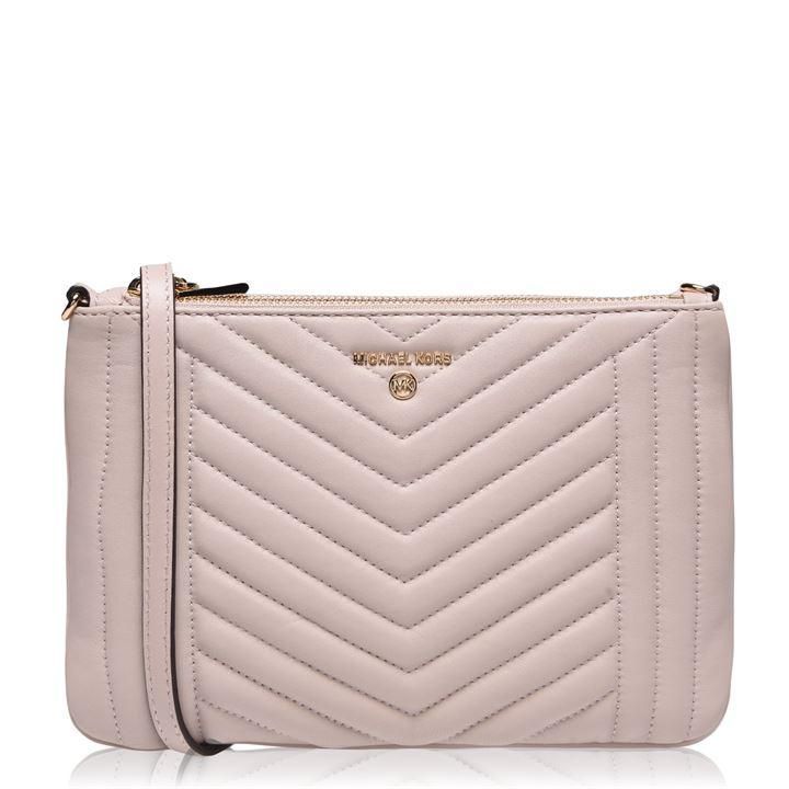 MICHAEL Michael Kors Stitched Zip Handbag - Soft Pink 187