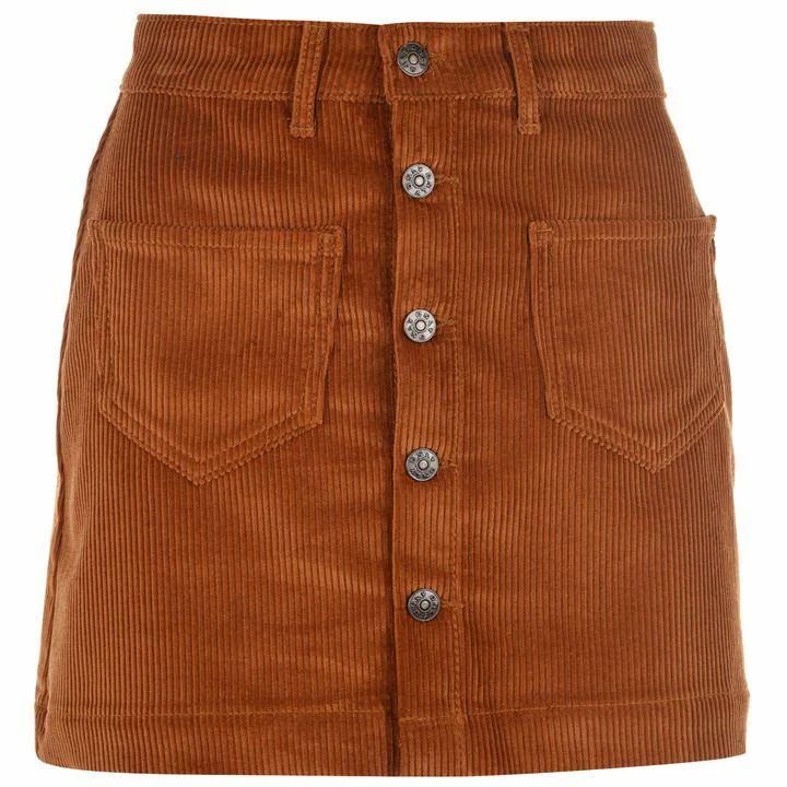 Only Amazing High Waist Skirt - Brown