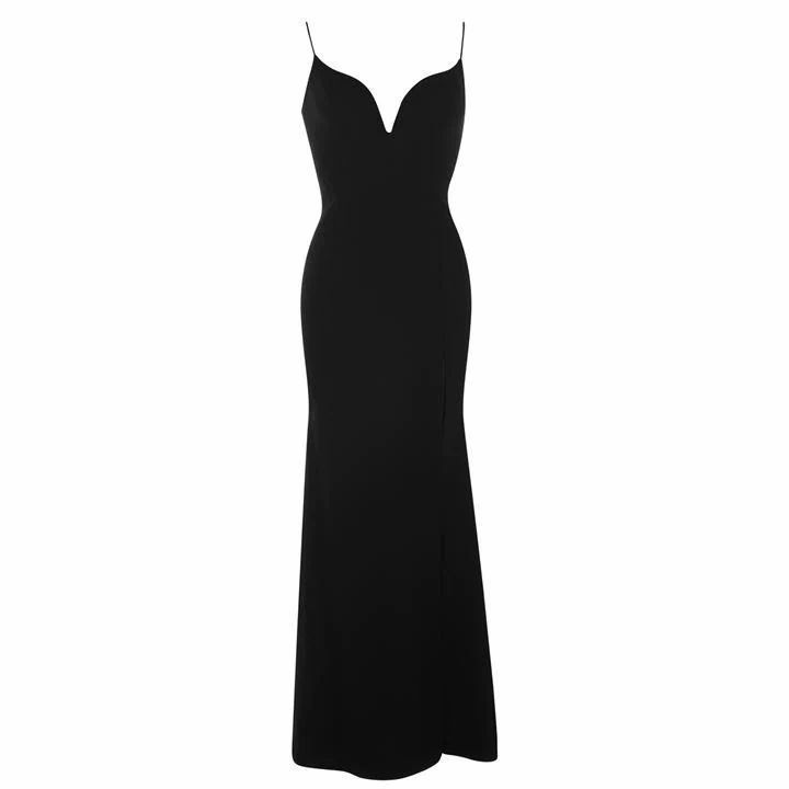 Jill Jill Stuart Deep V Dress - BLACK