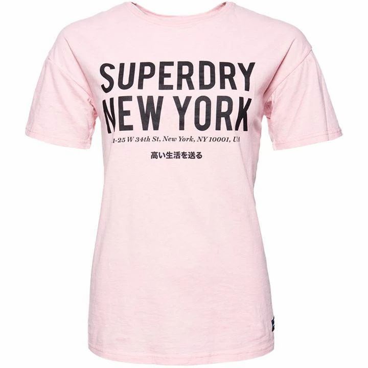 Superdry Yasmine T-Shirt - Pink
