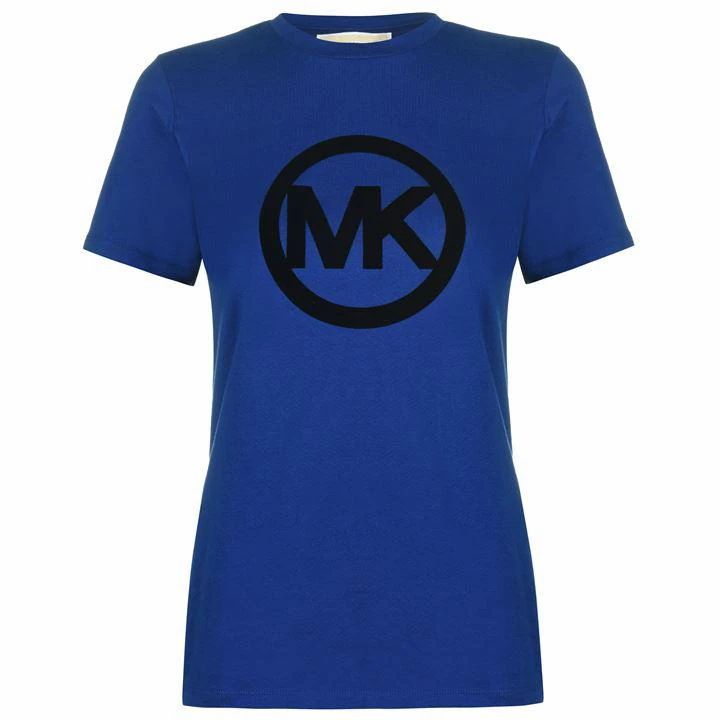 MICHAEL Michael Kors Logo T Shirt - Twilight Blue