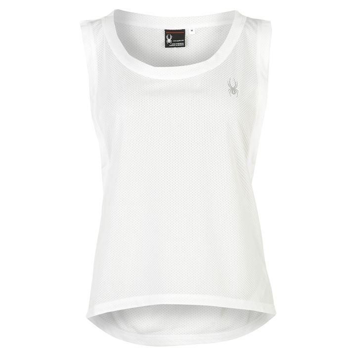 Spyder Vista Sleeveless T Shirt Ladies - White