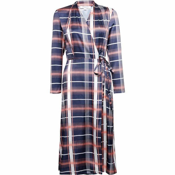 Great Plains Wallace Check Dress - Space Navy Combo