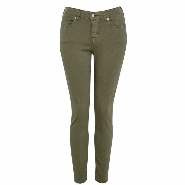 Jack Wills Fernham Super Skinny Ankle Grazer Jeans - Olive