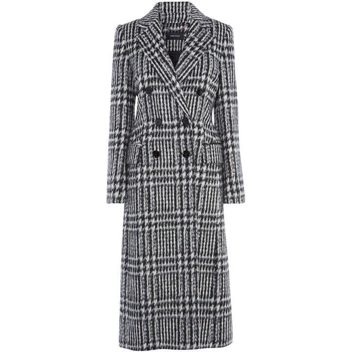 Tailored Check Coat