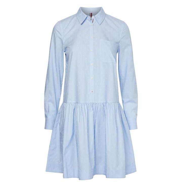 Tommy Hilfiger Dobby Shirt Dress - Blue