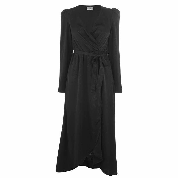 Vero Moda Julia Long Sleeve Maxi Dress - Black