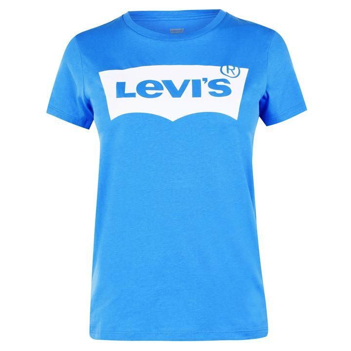Levis Logo T Shirt - Blue