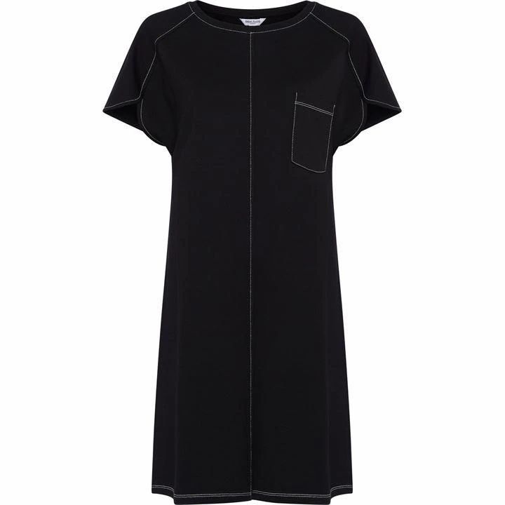 Great Plains Isla Ponte T-Shirt Dress - Black