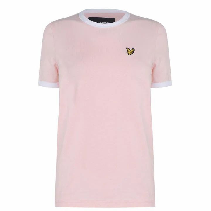 Lyle and Scott Ringer T-Shirt - Pink
