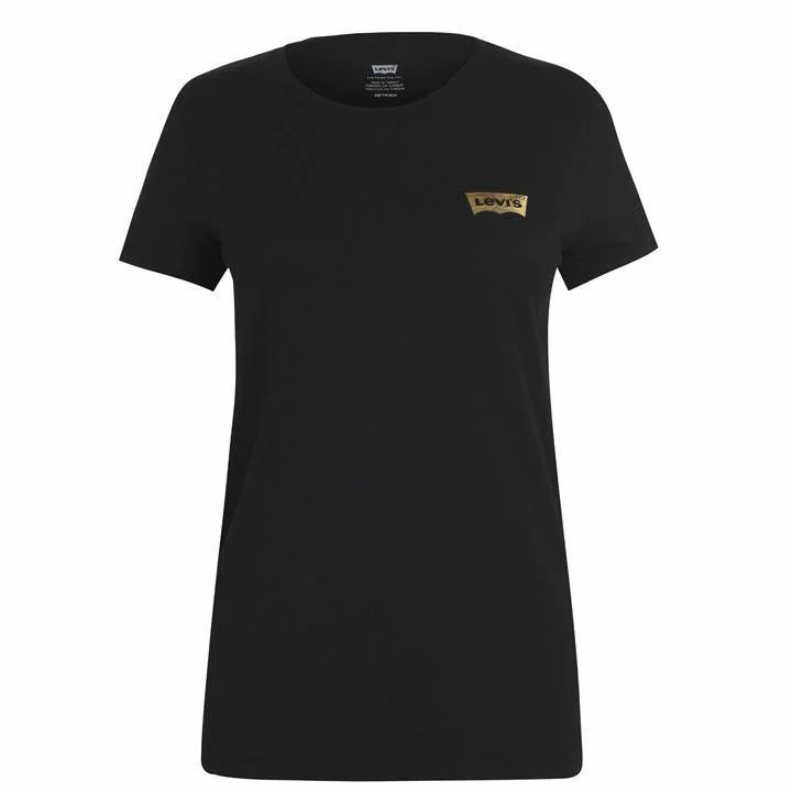 Levis Logo T Shirt - Black