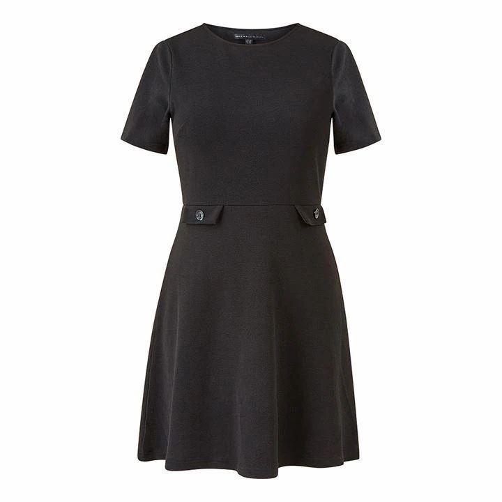 Mela London Pocket Detail Dress - Black