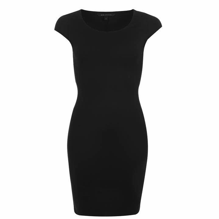 Armani Exchange Mini Jersey Dress - Black