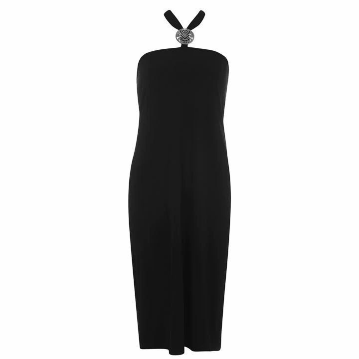 Biba Halter Jersey Dress - Black