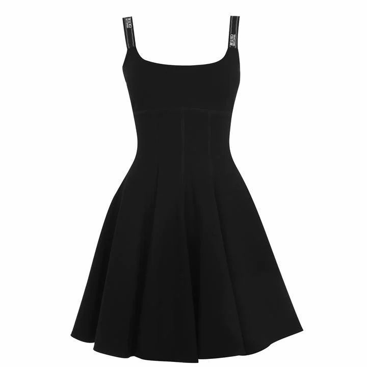 Versace Jeans Couture Taping Skater Dress - Black 899