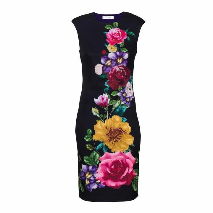 Flower Print Midi Dress