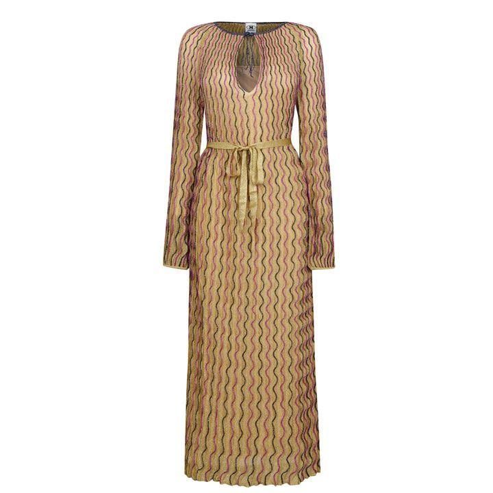 M Missoni Long Dress - Brown