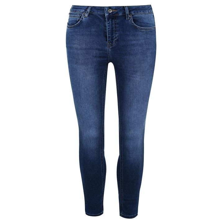 Jack Wills Sancomb Cropped Super Skinny Jeans - Blue