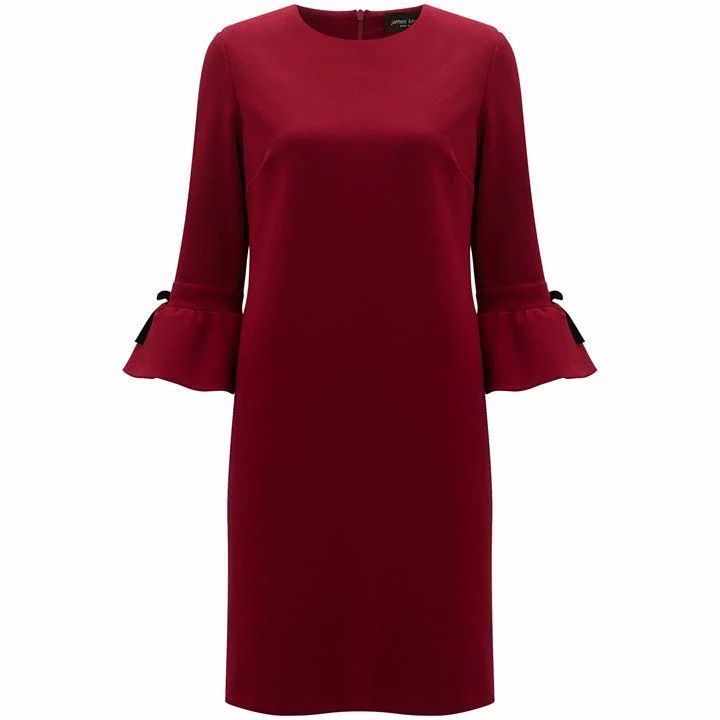 Ruched Sleeve Dress