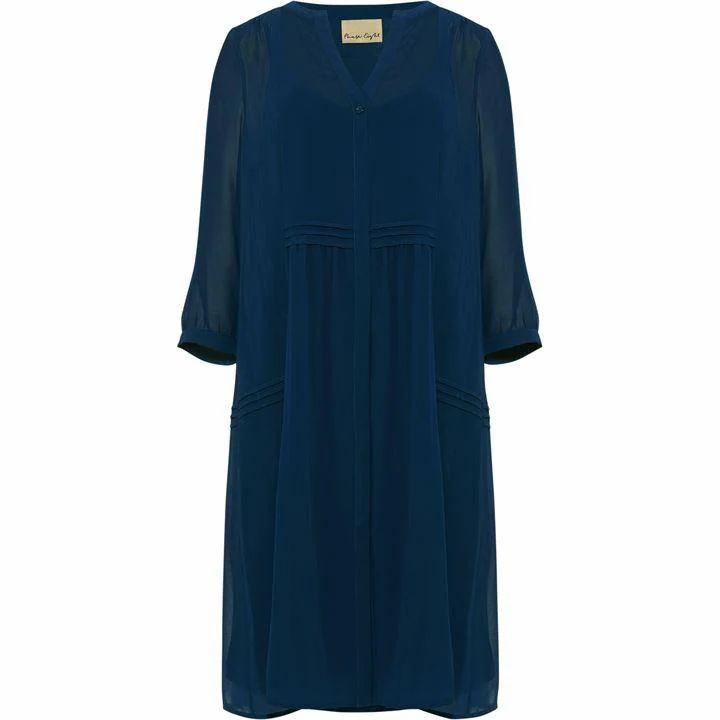Phase Eight Remee Chiffon Dress - Blue