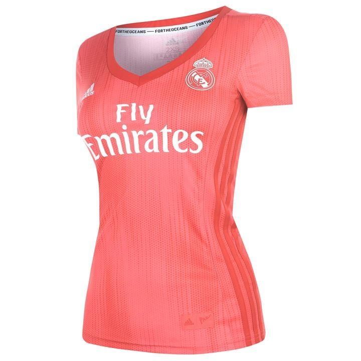 adidas Real Madrid Third Shirt 2018 2019 Ladies - Pink