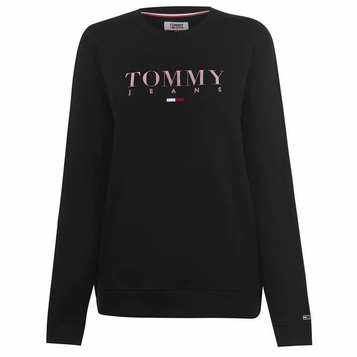 Tommy Jeans Essential Logo Sweatshirt - Black